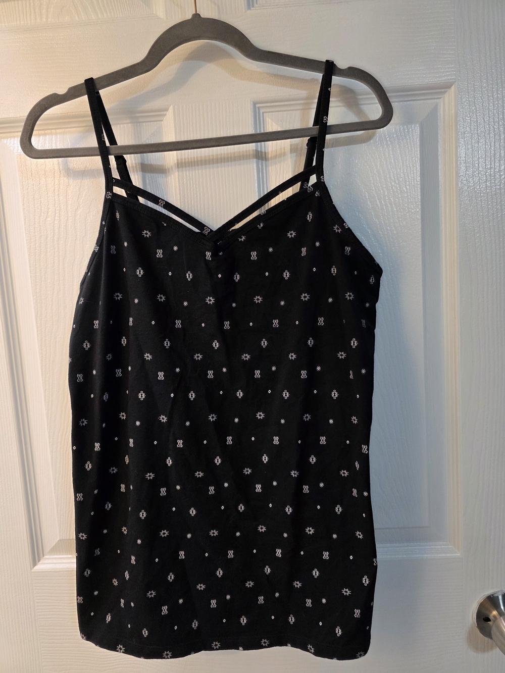 Torrid Black Geometric Design Tanktop Camisole Size 2 2x